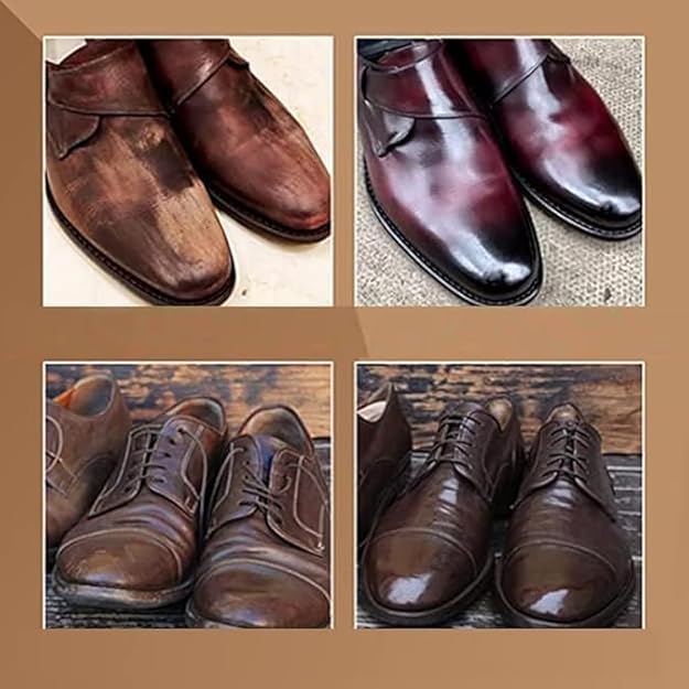 Double Sided Shoe Cleaner Polish  Shoe Polish Sponge Shoe Wax Brush Shoe Polish Wipe  Shoes Care Accessories & Supplies