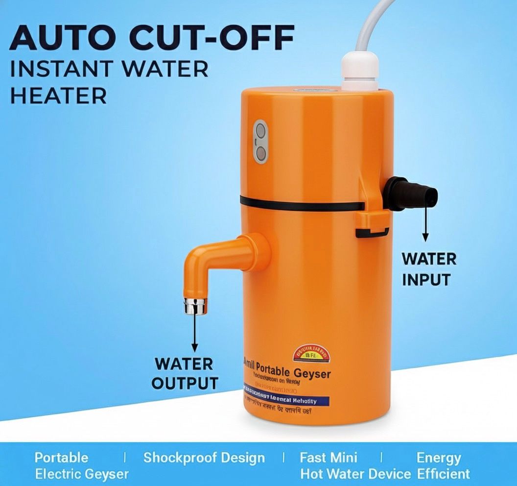 Portable Instant Hot Water Heater | Fast 6-Second Heating